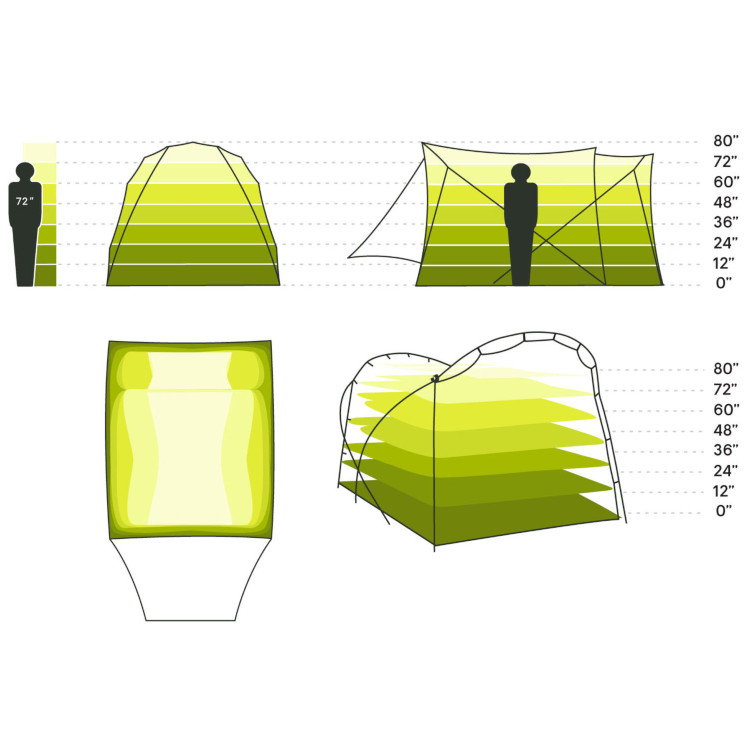 NEMO Wagontop 6 Person Tent